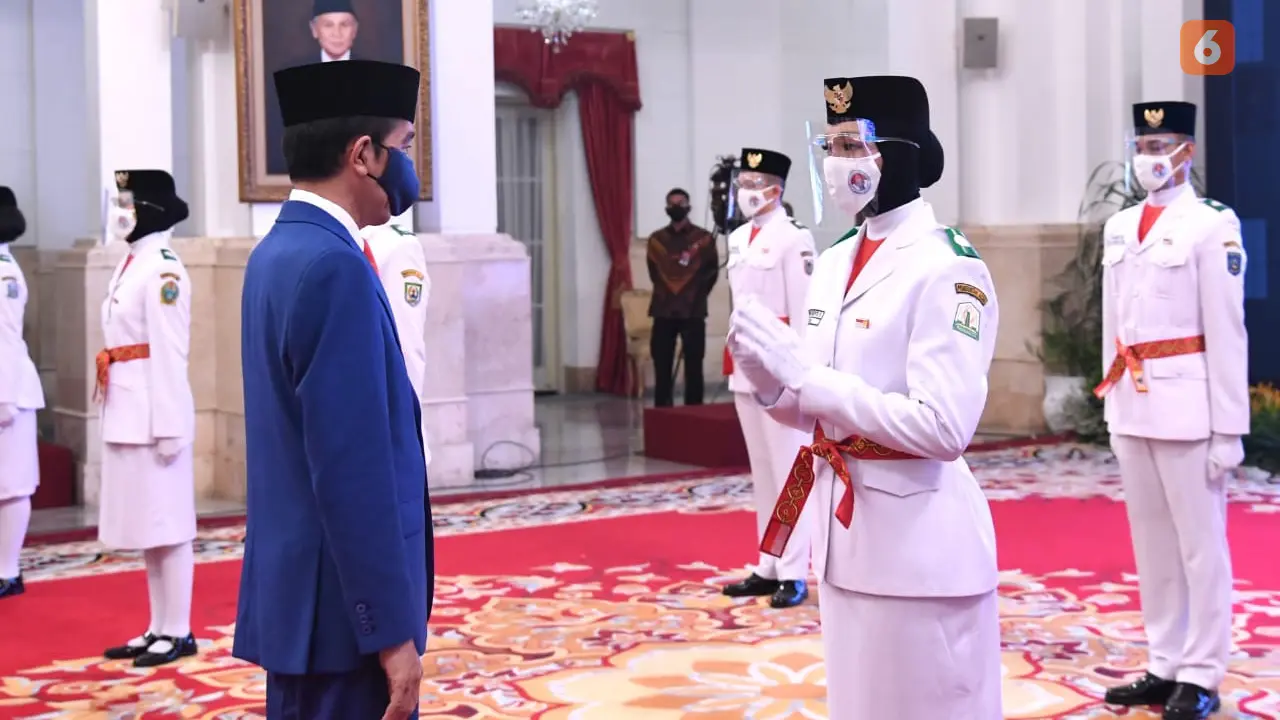 Paskibraka, Paskibraka 2020, Paskibraka Nasional 2020, Indrian Puspita Rahmadhani, HUT ke-75 RI, HUT RI ke-75