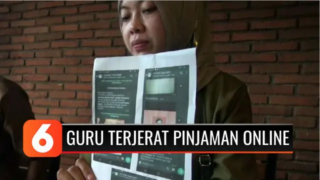 Seorang guru honorer di Kabupaten Semarang, Jawa Tengah, terjerat pinjaman online. Berawal dari pinjaman sebesar Rp3,7 juta, kini membengkak hingga mencapai ratusan juta rupiah.