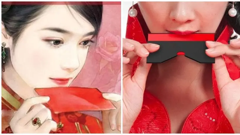 Kembangkan Budaya China Kuno, Desainer Ini Buat Lipstik Unik Berbentuk Kartu
