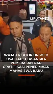 Wajah Rektor Unsoed Usai Jadi Tersangka Pemerasan dan Gratifikasi Penerimaan Mahasiswa Baru