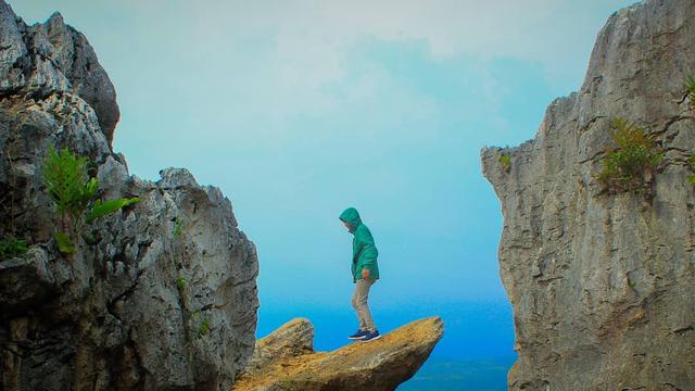 Tebing bebatuan di Stone Garden.