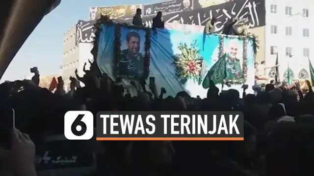 VIDEO: Pemakaman Soleimani, 50 Orang Tewas Terinjak