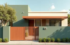 10 Warna Cat Tembok Pagar yang Lagi Trend untuk Fasad Rumah