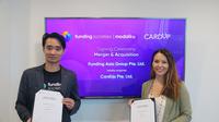 Grup Modalku, salah satu platform pendanaan digital UMKM mengumumkan akuisisi terhadap CardUp, solusi layanan pembayaran di Asia Tenggara. (Dok Modalku)