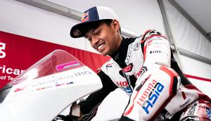 Pembalap Indonesia yang memperkuat Honda Team Asia, Veda Ega Pratama. (Honda Team Asia)