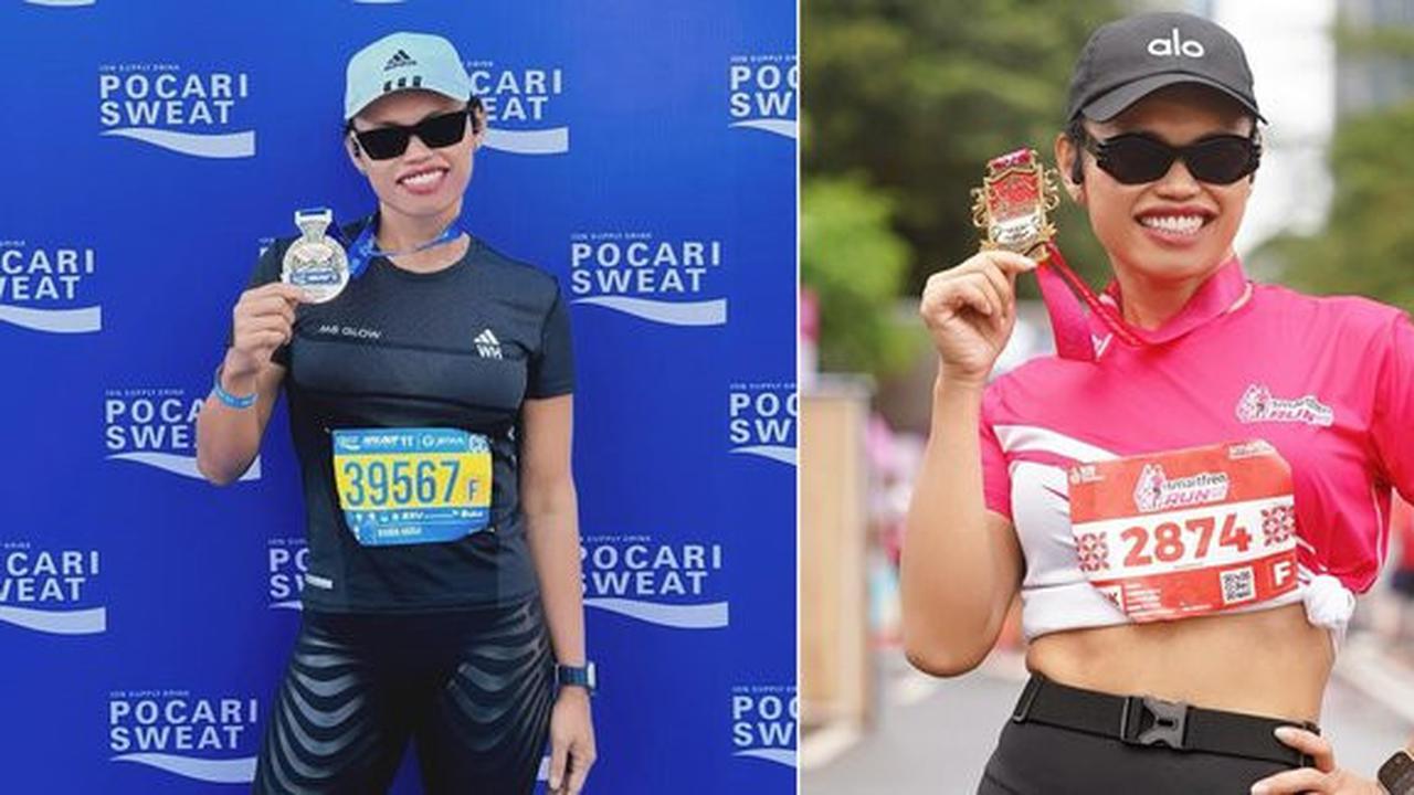 Pakai Cadar Saat Ikut Pengajian, Wanda Hara Juga Ikut Maraton Kategori Female
