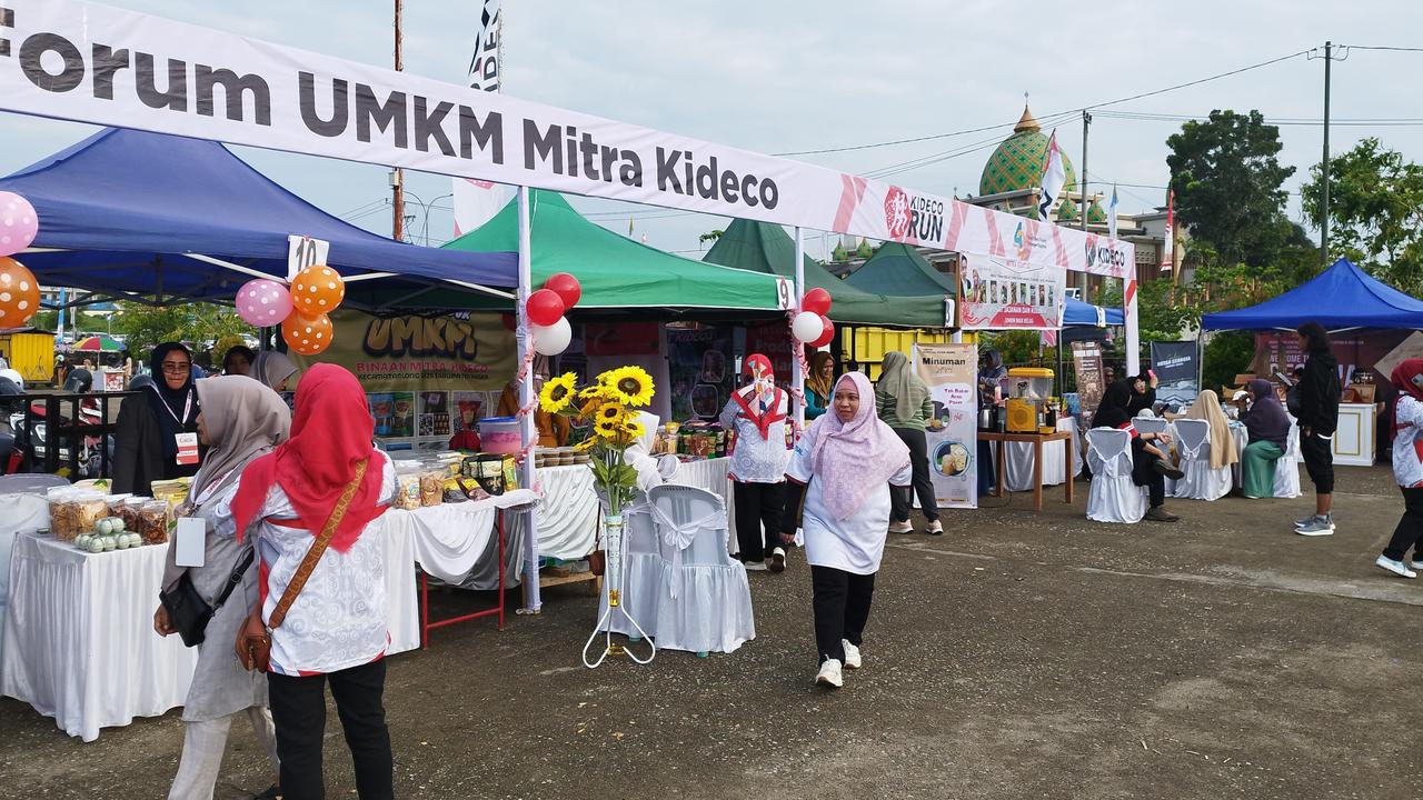 Gelaran Kideco Run di Kabupaten Paser Bantu Perekonomian Pelaku UMKM
