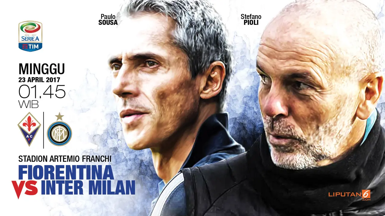 Fiorentina vs Inter Milan. 