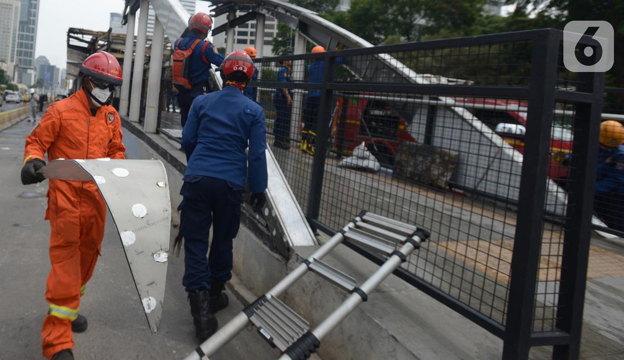 Foto Sejumlah Halte Diperbaiki Transjakarta Tetap Beroperasi Normal News Liputan6 Com