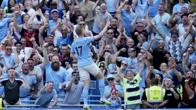 Foto: Manchester City Menang Telak, Manchester United Hancur Lebur Bagaikan Debu di Liga Inggris