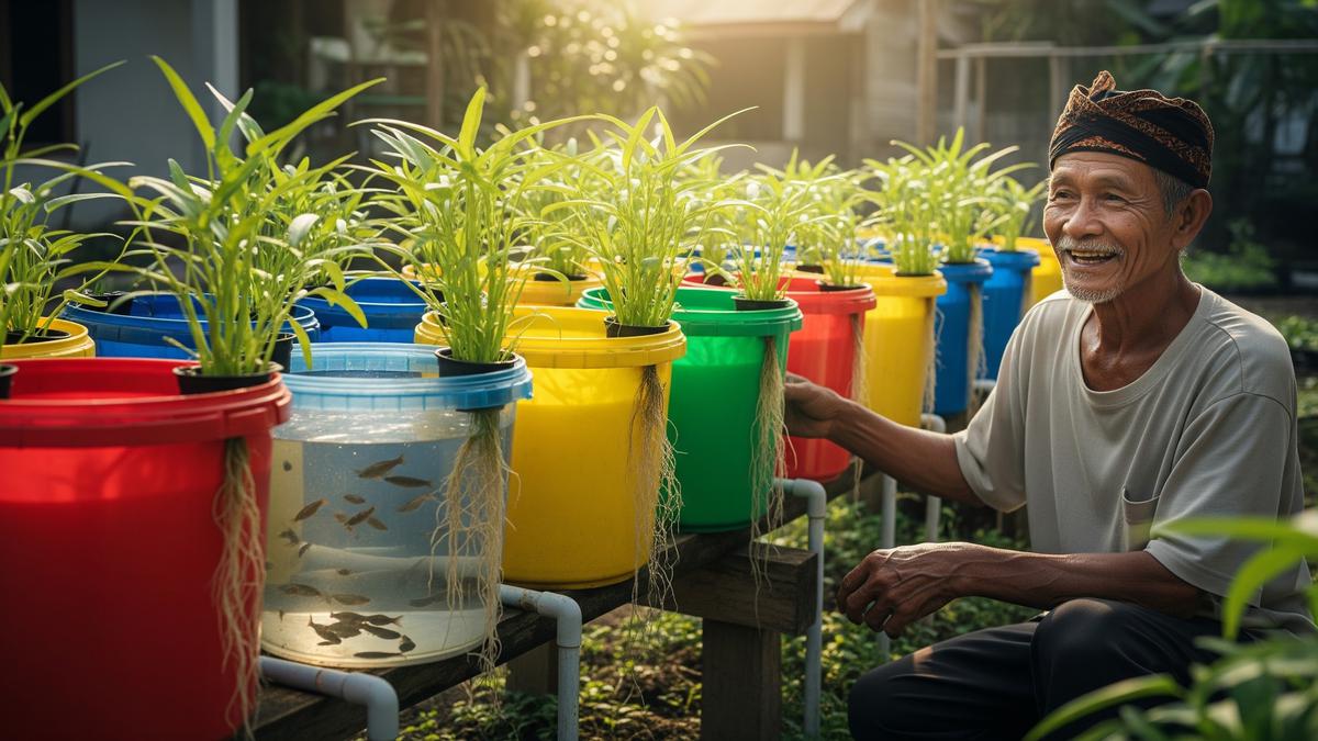 Panduan Ternak Ikan di Ember Bekas Cepat Panen untuk Usia 60 Tahun, Hemat Tempat Untung Berlipat