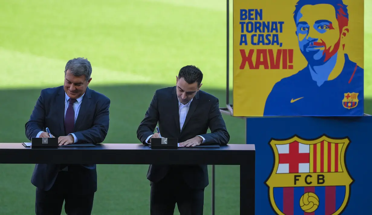 Peraih sekitar 27 trofi bagi Barcelona dalam rentang 1998 hingga 2015 ini menandatangani kontrak hingga Juni 2023 mendatang. (AFP/Lluis Gene)