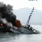 Ilustrasi kapal terbakar. (Liputan 6 TV)