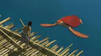 Anime The Red Turtle. (Wild Bunch / Studio Ghibli)