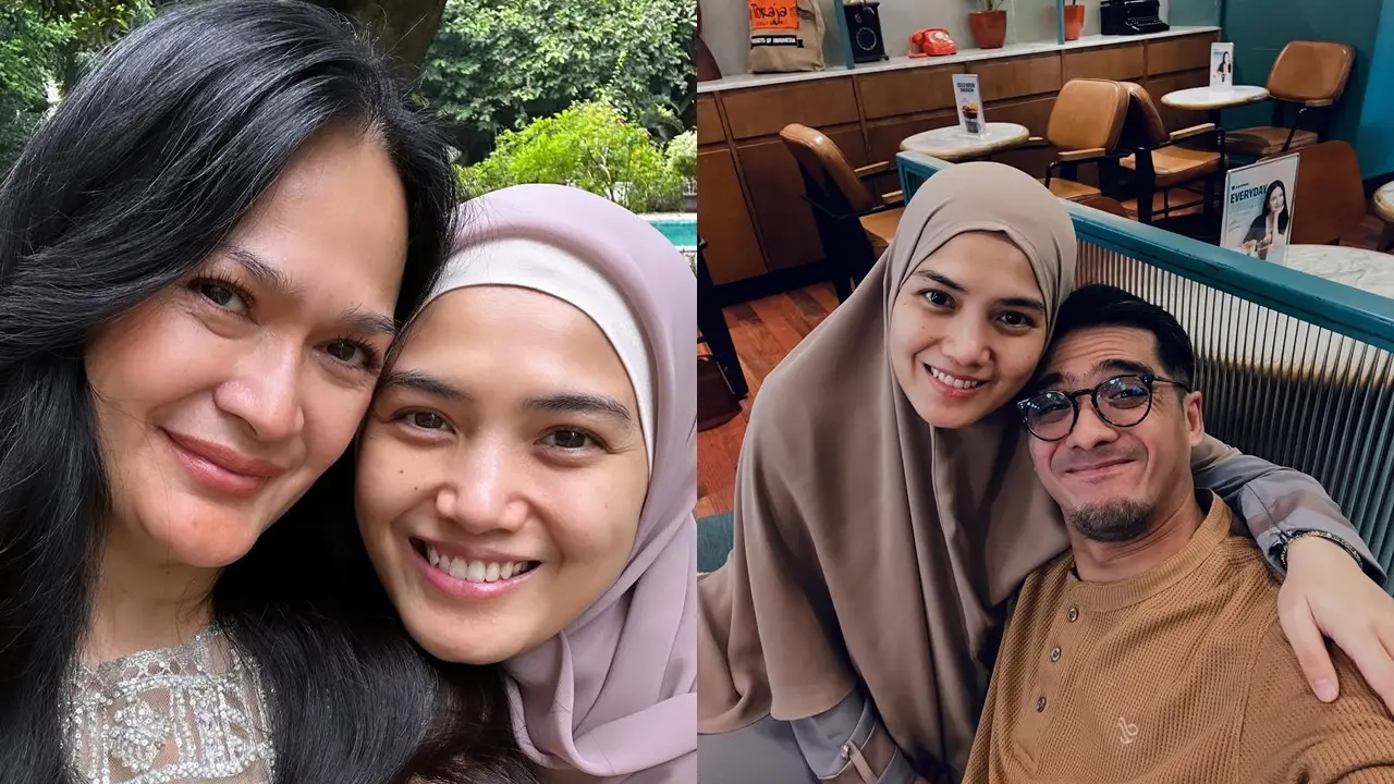 Donna Harun dengan Herfiza Novianti