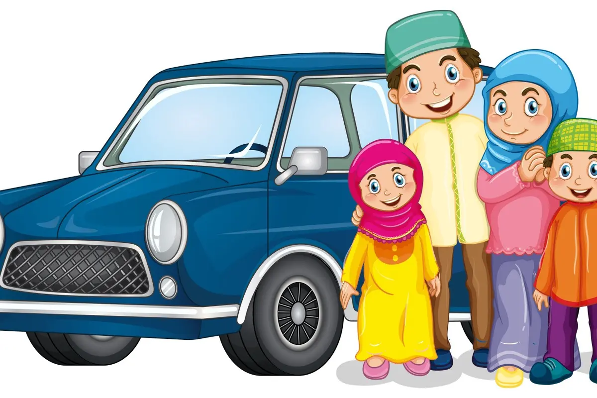 Ilustrasi mudik Lebaran, Idulfitri