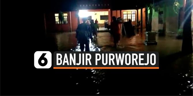 VIDEO: Ratusan Rumah Terendam Banjir 1,5 Meter di Purworejo