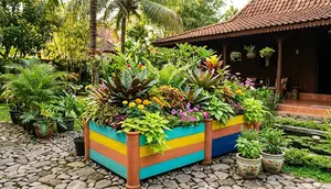 9 Ide Dekorasi Bedengan Tanaman yang Unik untuk Mempercantik Halaman Rumah