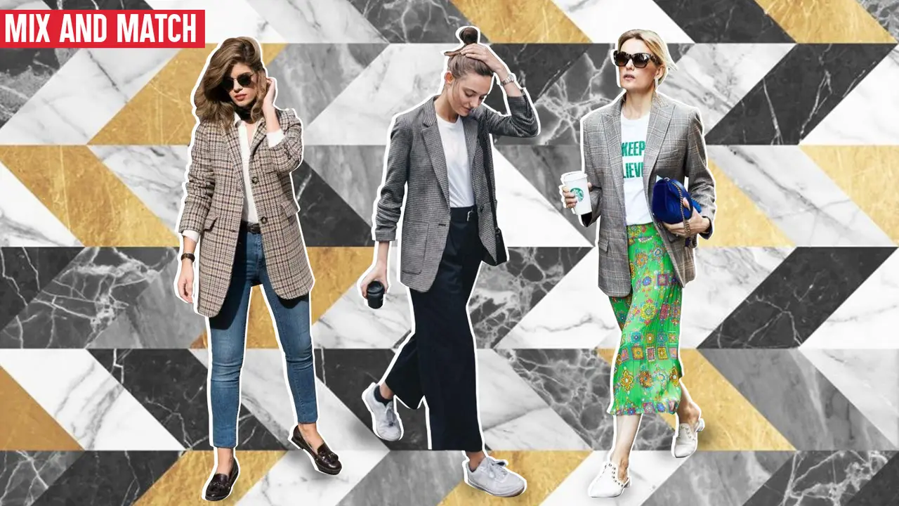 Mix and Match: Plaid Blazer
