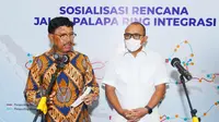 Menteri Komunikasi dan Informatika, Johnny G. Plate di Surabaya, Senin (31/10/2022).