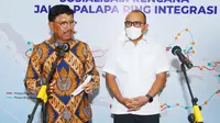 Menteri Komunikasi dan Informatika, Johnny G. Plate di Surabaya, Senin (31/10/2022).
