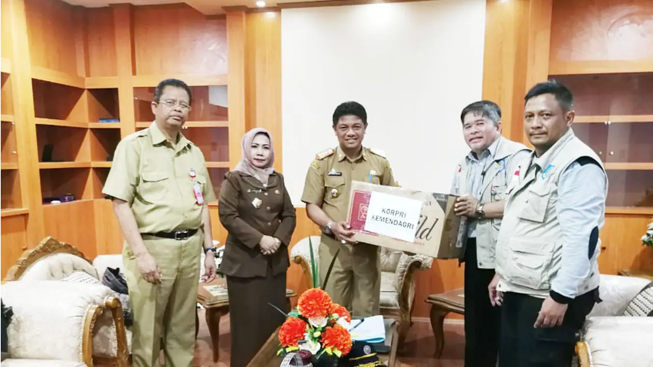 Kemendagri Melanjutkan Pengiriman Personil Tim B untuk  Pendampingan Daerah Bencana