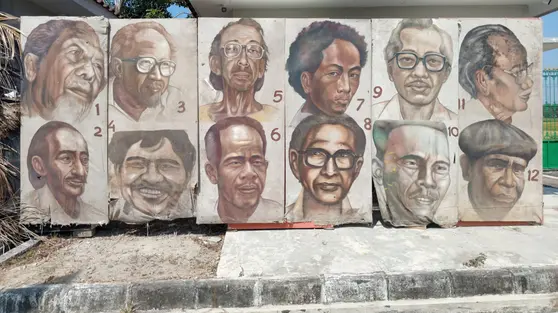 Poster Ikonik ‘Hidup Ataoe Mati’ Trubus Soedarsono, Seniman di Pusaran Perlawanan