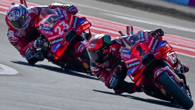 Dua Pembalap Ducati Lenovo Team Kuasai Sprint Race MotoGP Indonesia 2024, Marc Marquez Finis Ketiga