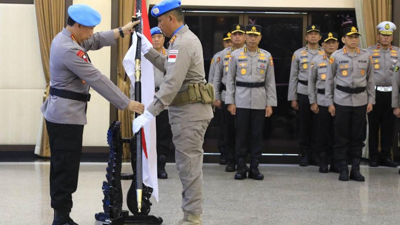 FOTO: Polri Kirim 140 Personel FPU 7 MINUSCA ke Afrika Tengah