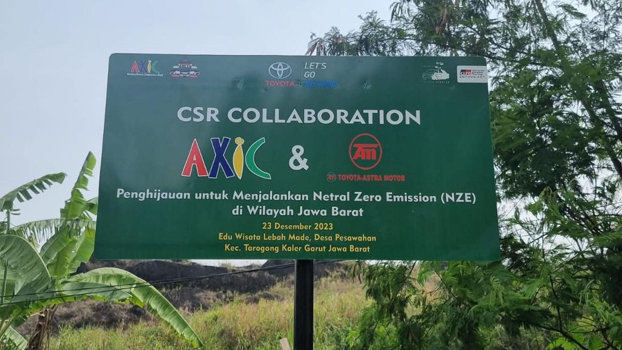 Ini kontribusi nyata AXIC untuk mencegah pemanasan global (global warming) dan perubahan iklim (climate change).