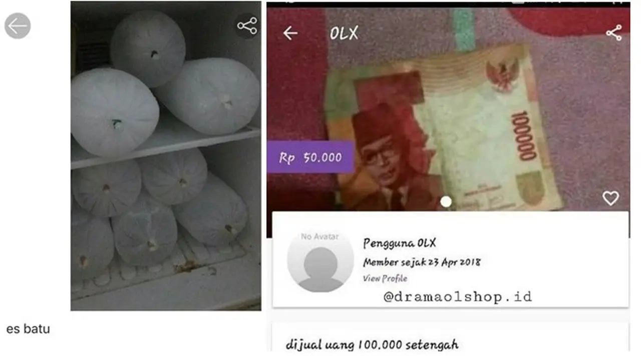 Barang aneh (Sumber: Instagram/dramaolshop.id)