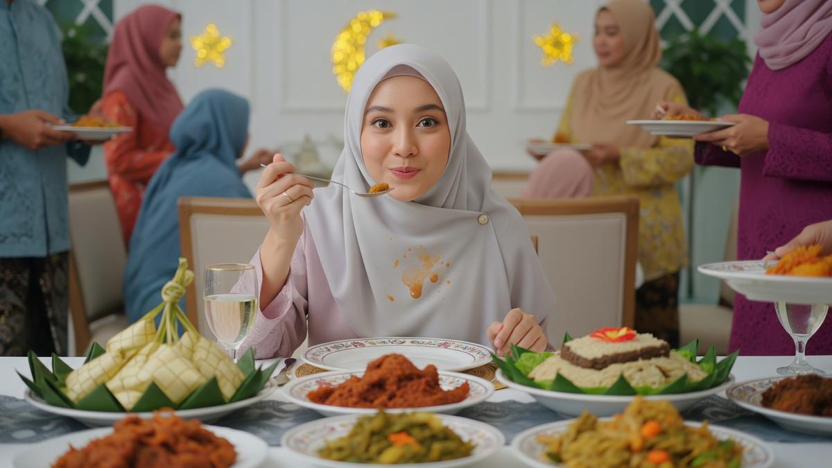 7 Trik Instan Hilangkan Noda Kuah Opor di Kerudung Tanpa Rendam Lama, Dijamin Bersih