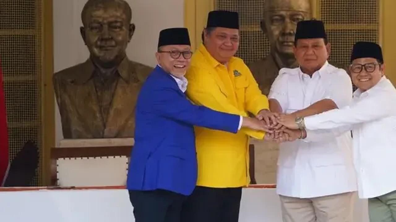 Partai Golkar dengan base pendukung 12,7 persen, sebesar 65,6 persen mendukung Prabowo sebagai calon presiden.