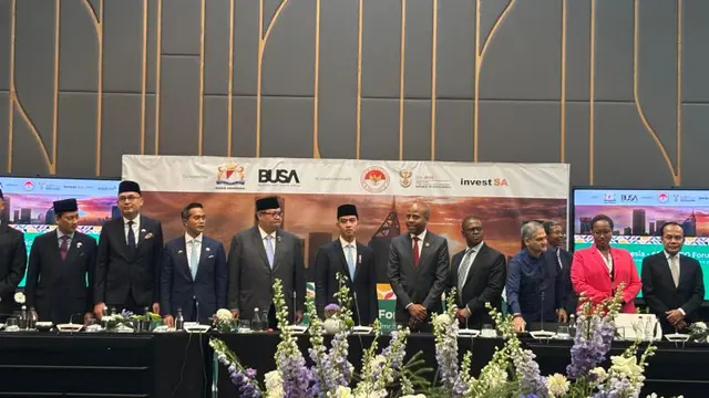 Wakil Presiden Gibran Rakabuming Raka saat menghadiri Indonesia-Afrika CEO Forum