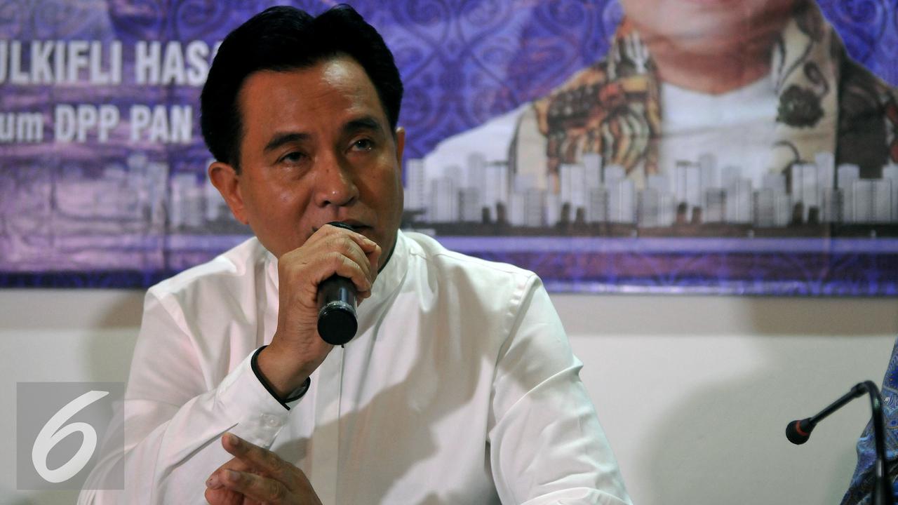 20160617- Yusril Paparkan Visi Misi di DPP PAN-Jakarta- Johan Tallo