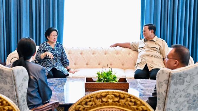 Bertemu Megawati di Istana, Prabowo: Silaturahmi Antar Pemimpin Bangsa