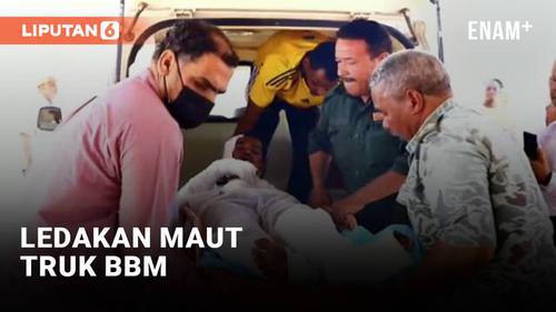 VIDEO: Truk BBM Meledak di Libya, 6 Orang Tewas