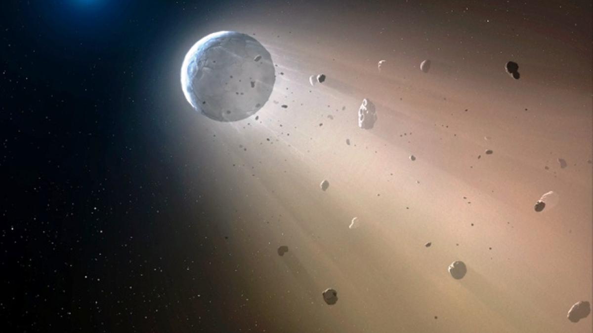 Dwarf Star in Nebula Helix ‘Eats’ Planet