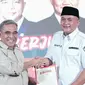 Sekretaris Jenderal Gerindra Ahmad Muzani mendeklarasikan Rudy Susmanto sebagai Calon Bupati Kabupaten Bogor di Pilkada 2024. (Foto: Dokumentasi Gerindra).