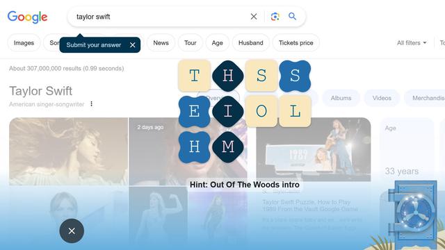 Taylor Swift gandeng Google bikin teka-teki soal judul lagu di album barunya. (Tangkapan layar Google)