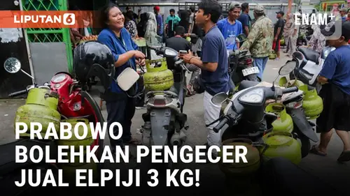 VIDEO: Prabowo Instruksikan Pengecer Boleh Jual Elpiji 3 Kg Lagi!