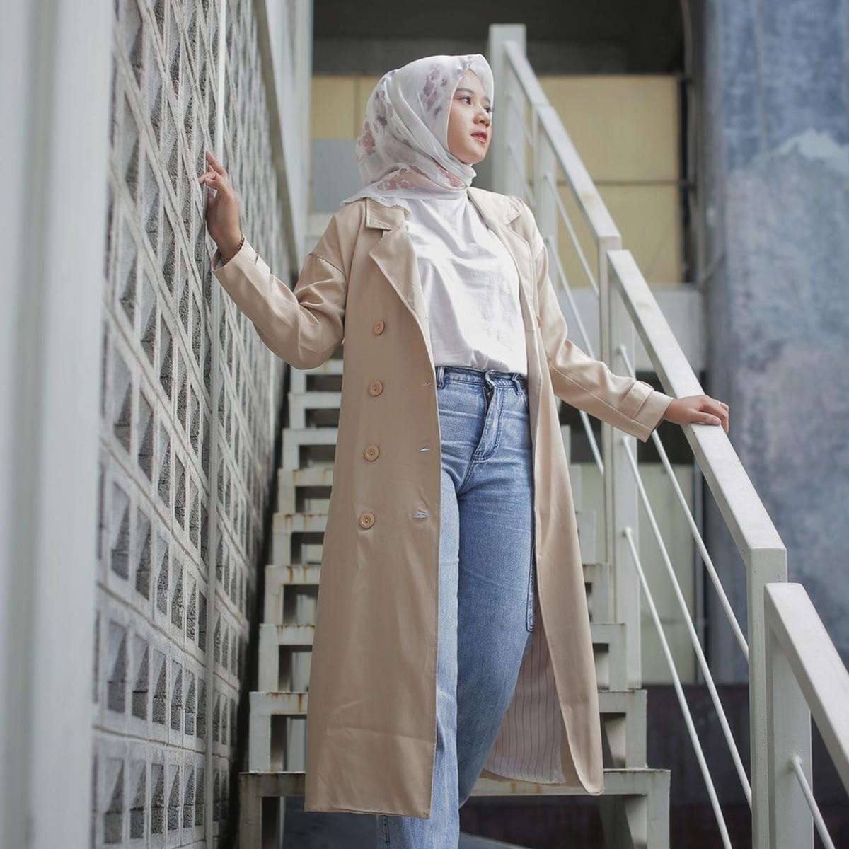 Ilustrasi Hijab Style, hijab, fashion