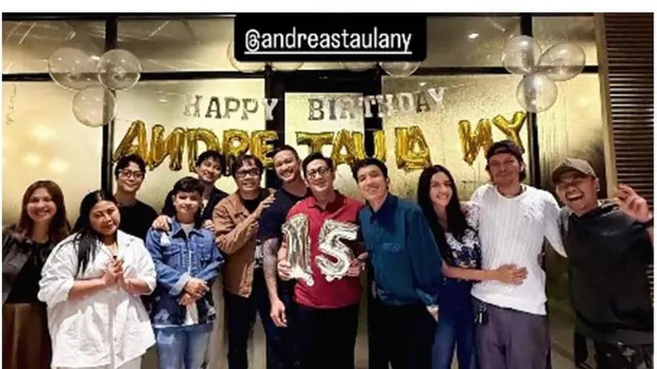 6 Potret Kejutan Ultah Andre Taulany ke-51, Dihadiri Anak hingga Sahabat Artis