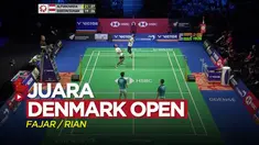 Berita video highlights partai seru Final Denmark Open 2022 sektor ganda putra antara Fajar / Rian melawan Minions, Marcus / Kevin, Minggu (23/10/2022) malam hari WIB.