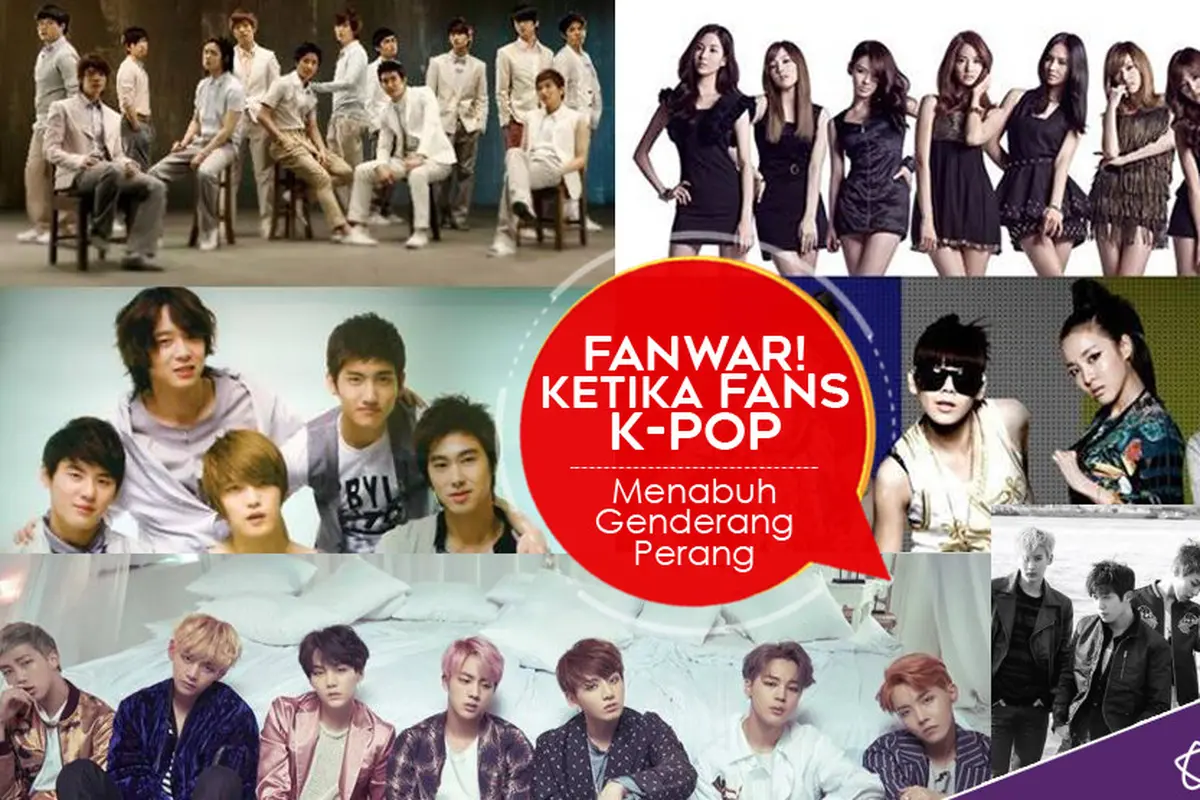 [Bintang] Infografis Fanwar K-Pop