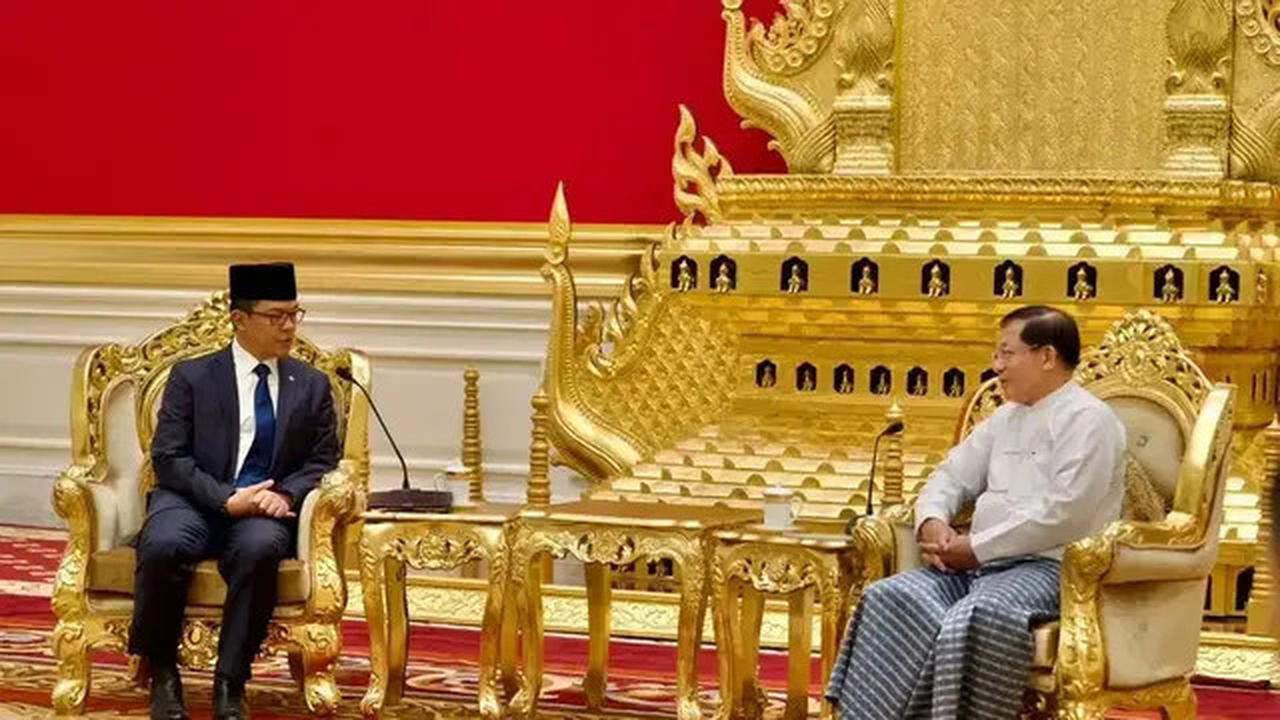 Bertemu Junta Myanmar, Menlu Sugiono Sampaikan Pesan Khusus dari Prabowo