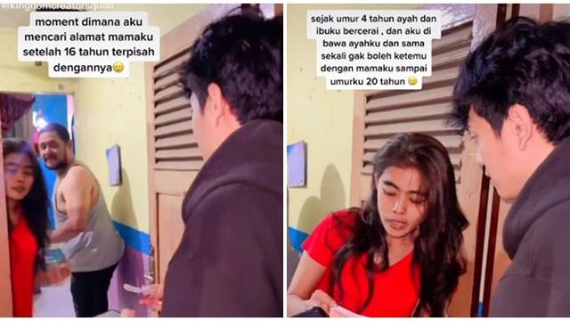 Kisah Pertemuan Anak dan Ibu Setelah Berpisah 16 Tahun Ini Bikin Haru