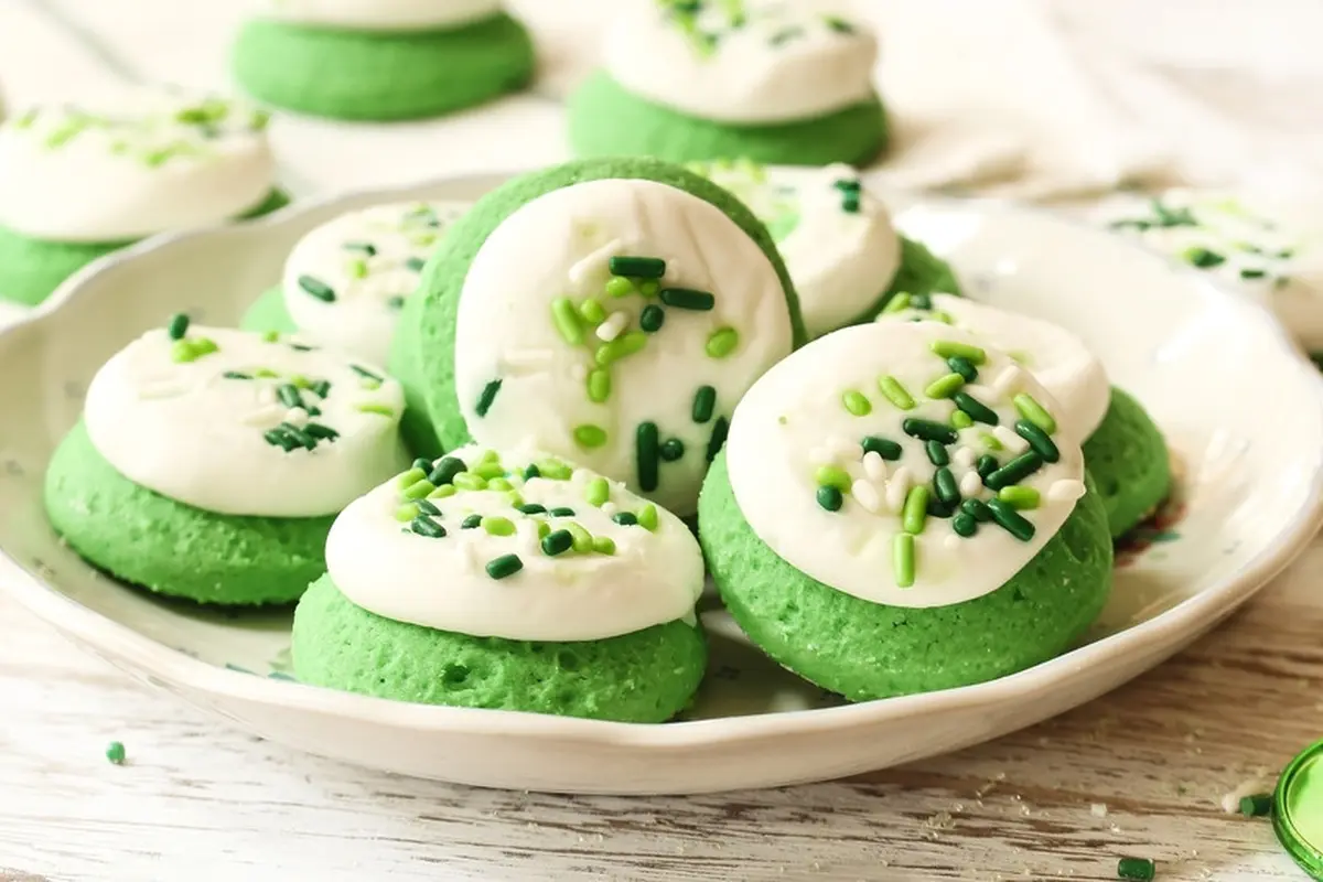 resep matcha button cookies