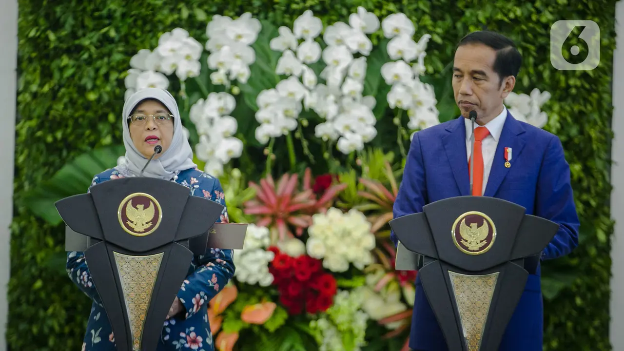 Jokowi dan Halimah Yacob