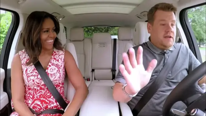 [Bintang] James Corden dan Michelle Ov